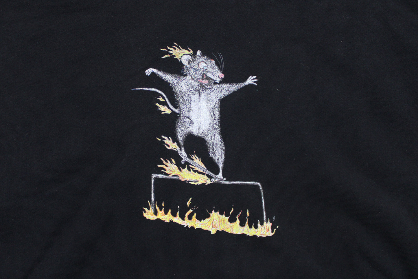 Flaming Rat Hoodie