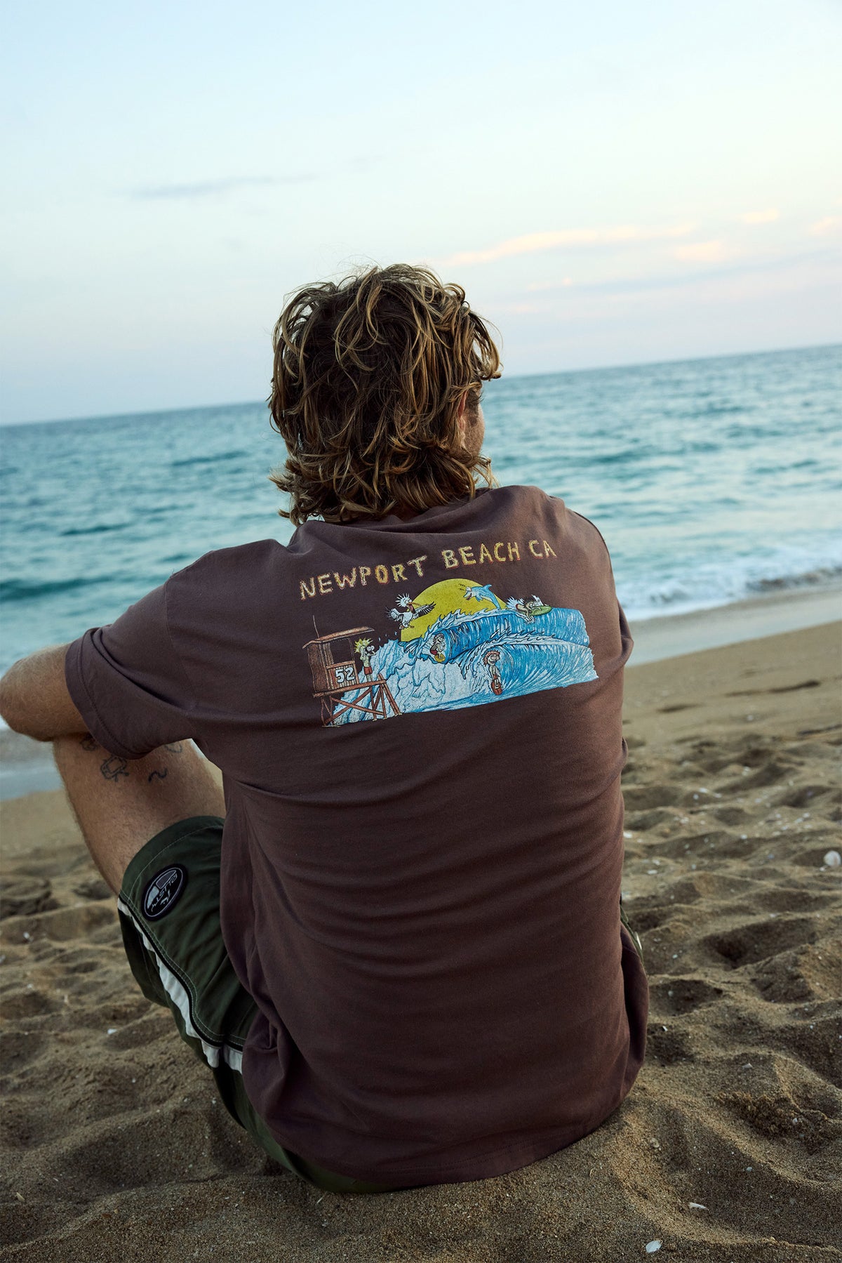 Newport Beach Short sleeve 6 oz Heavyweight Tee