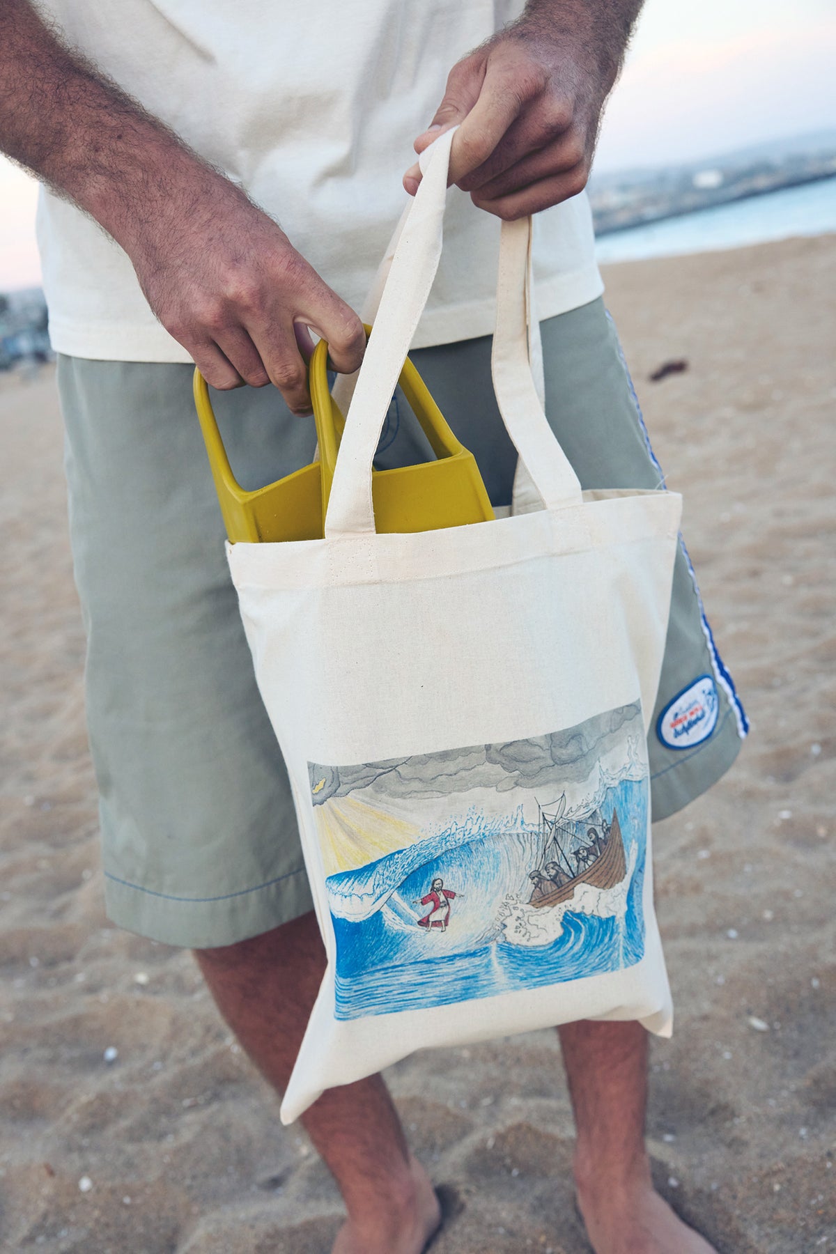 Jesus Is My Favorite surfer Tote