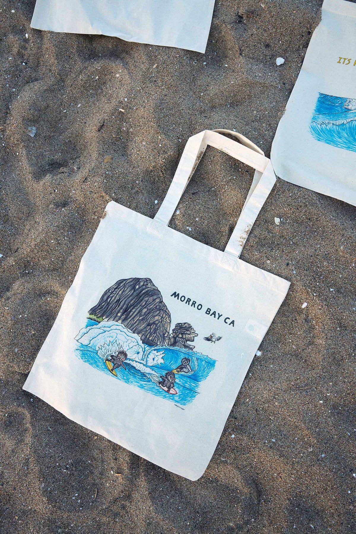 Morro Bay Otters Tote Bag