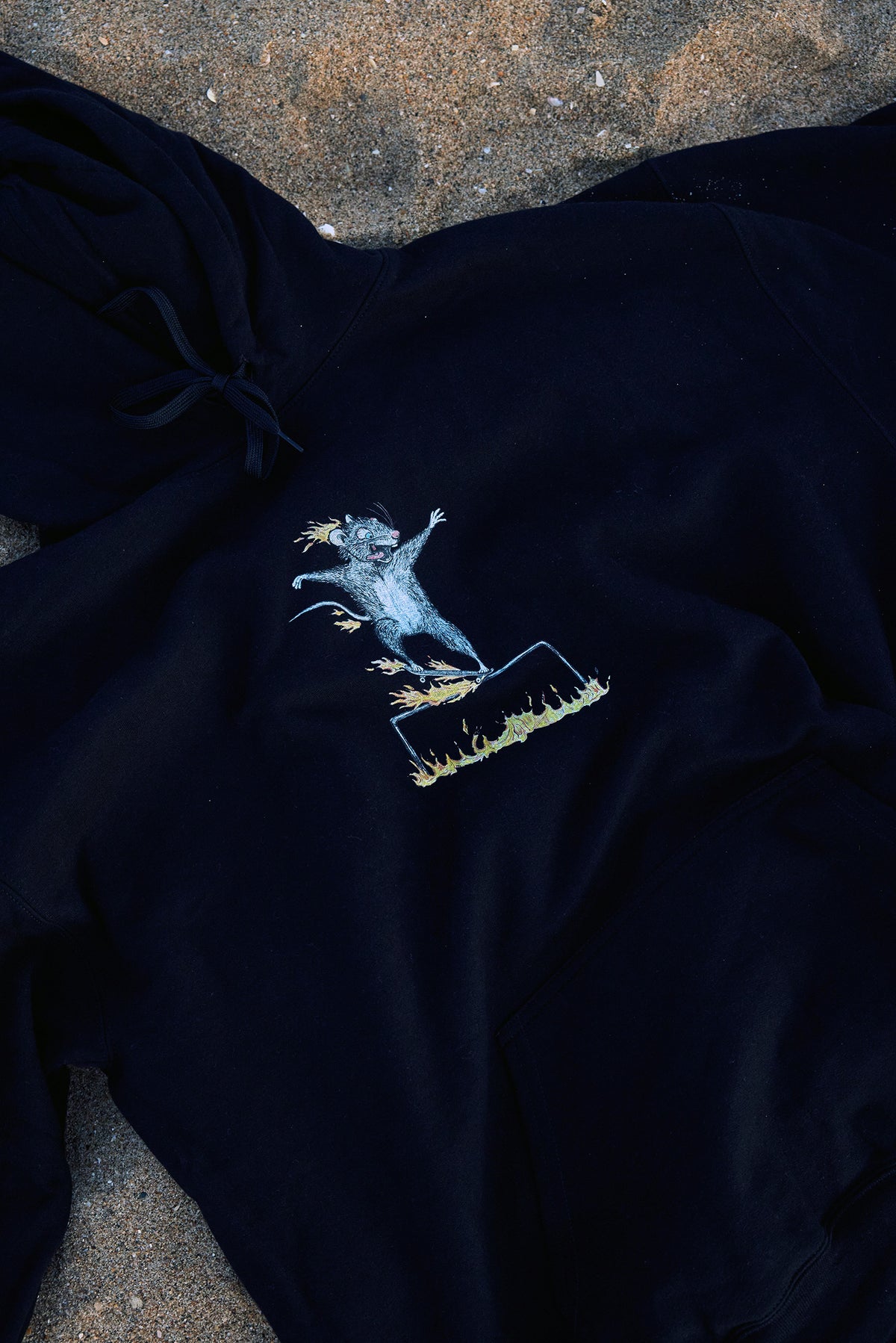 Flaming Rat Hoodie