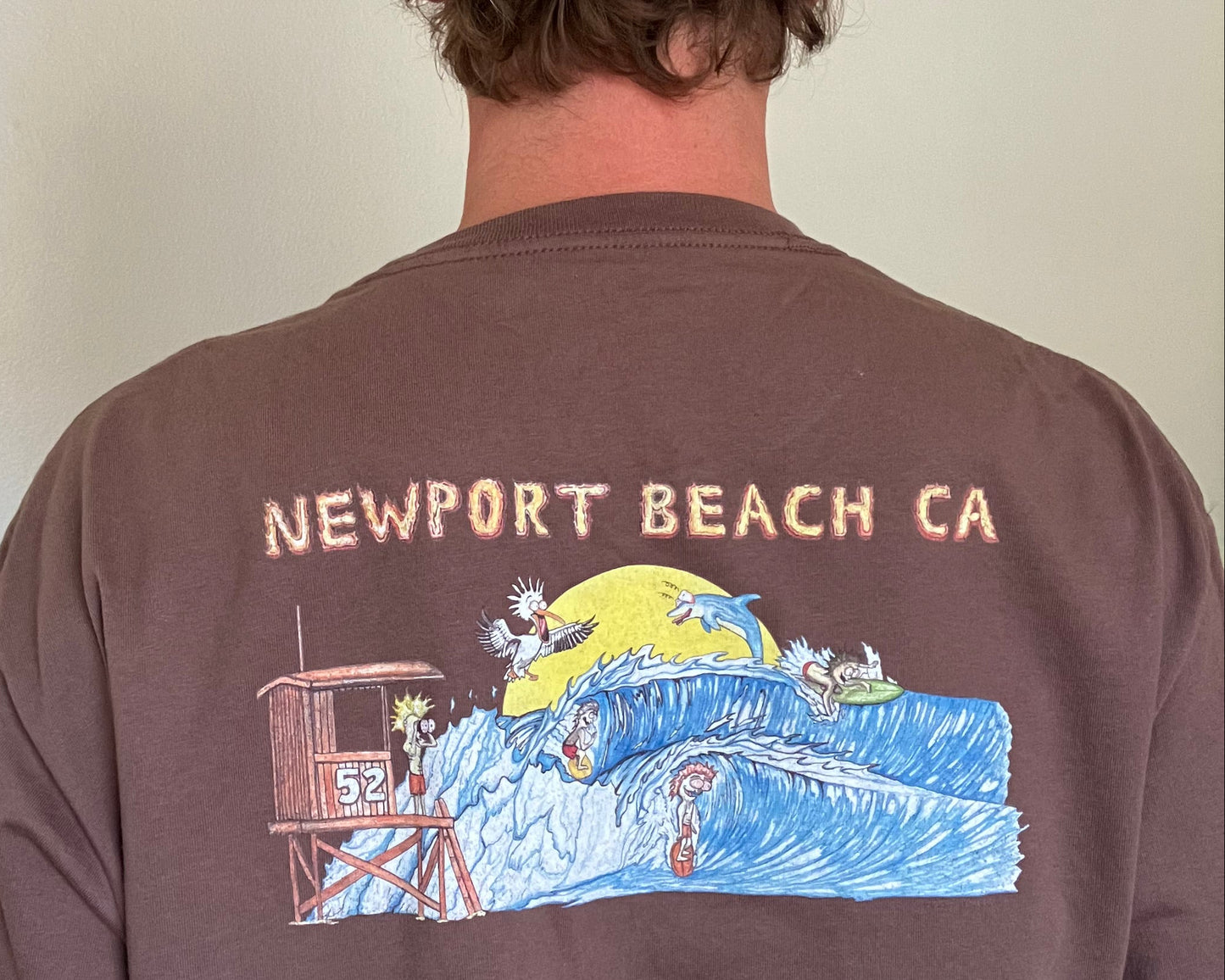 Newport Beach Short sleeve 6 oz Heavyweight Tee