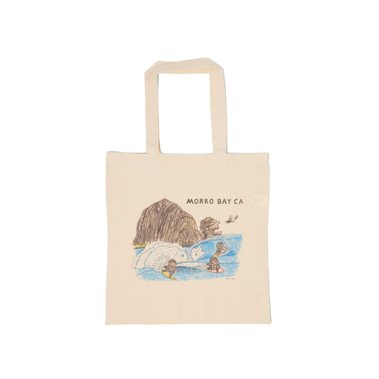 Morro Bay Otters Tote Bag