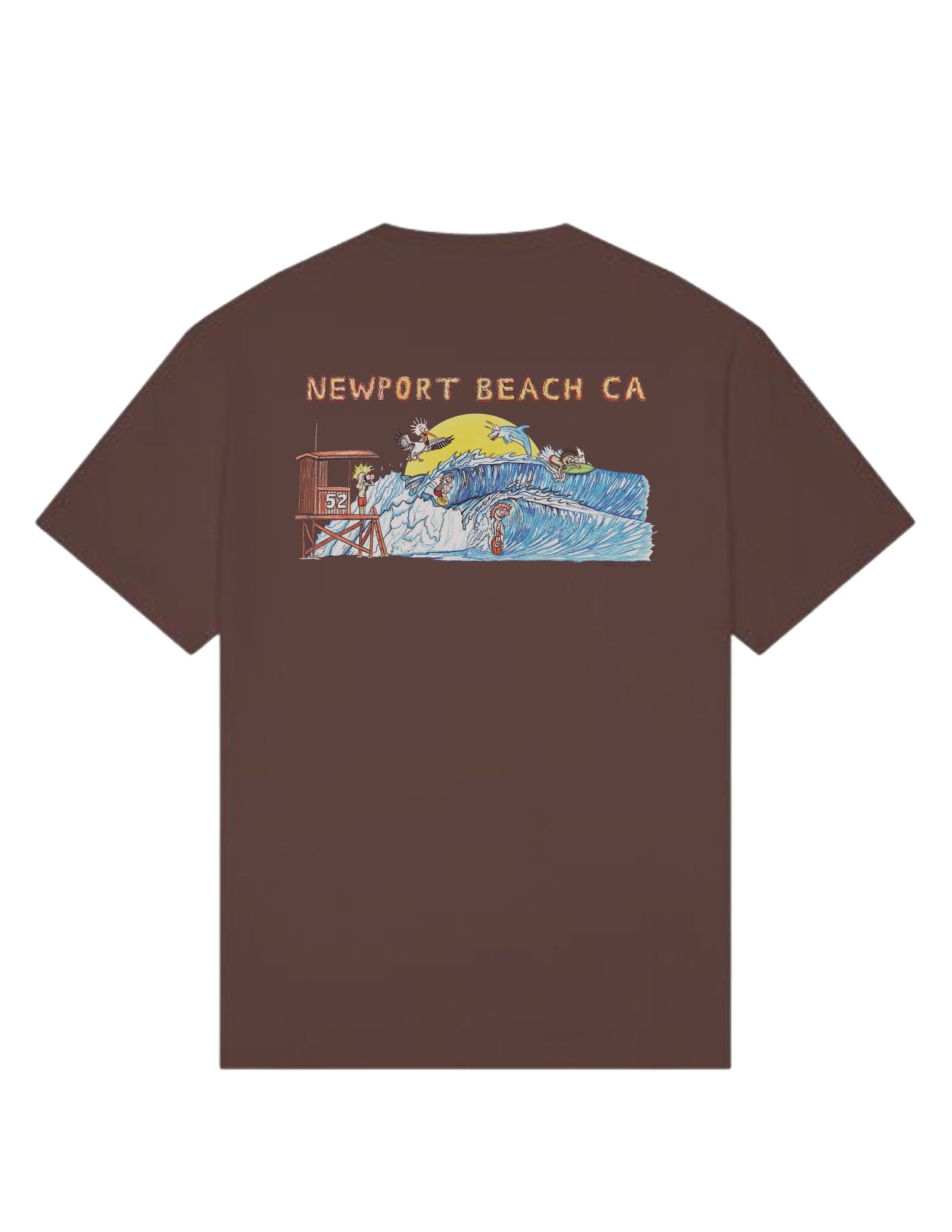 Newport Beach Short sleeve 6 oz Heavyweight Tee