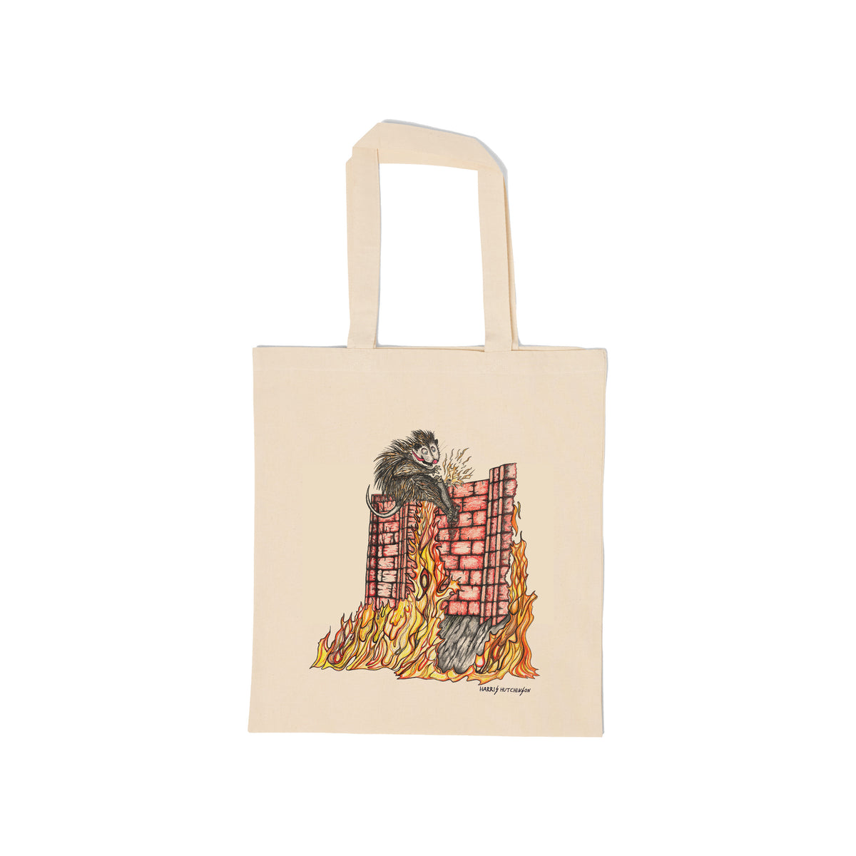 Opossum Canvas Tote Bag